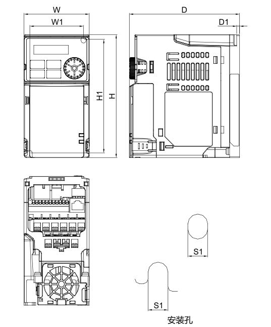 臺達變頻器VFD1A6MH21ANSAA